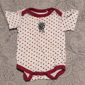 University of Alabama Polka Dot Baby Onesie